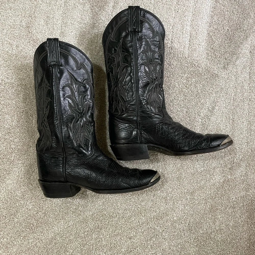 Tony Lama Black Stallion Cowboy/Western Boots. Men’s Size 9.5 - Picture 1 of 16